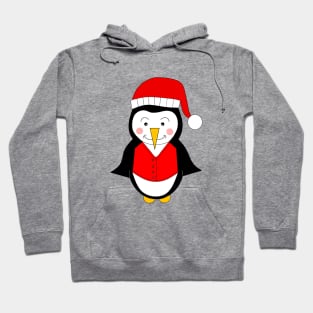 MERRY Christmas Funny Penguin. Hoodie